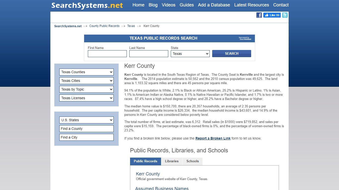 Kerr County Criminal and Public Records